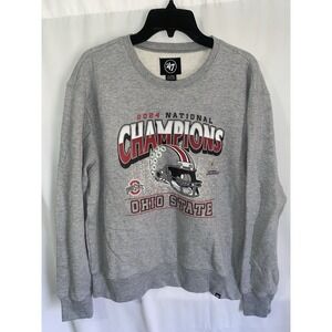 Ohio State Buckeyes 2024 National Champions Football 47 Brand Sweatshirt XL